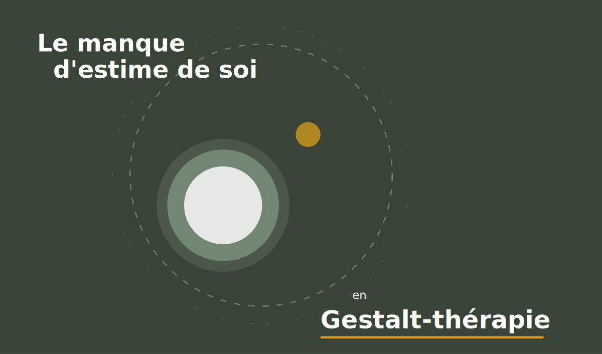 le manque d'estime de soi abordé en Gestalt-thérapie