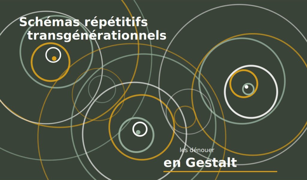 Schéma répétitif transgénérationnel : cercles concentriques évoquant la transmission entre générations