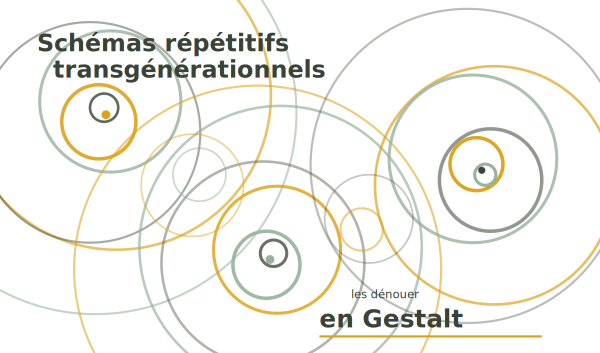schéma répétitif transgénérationnel : cercles concentriques évoquant la transmission entre générations